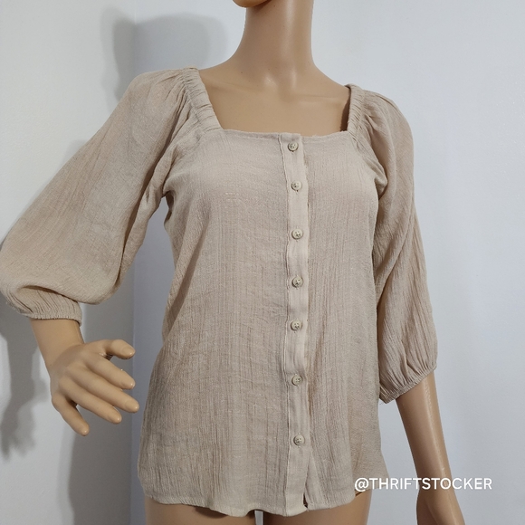 Harve Benard Tops - Peasant Blouse Size M